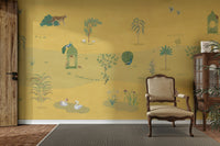 The sky is a warm, soft color, like yellow or orange. GD4092

