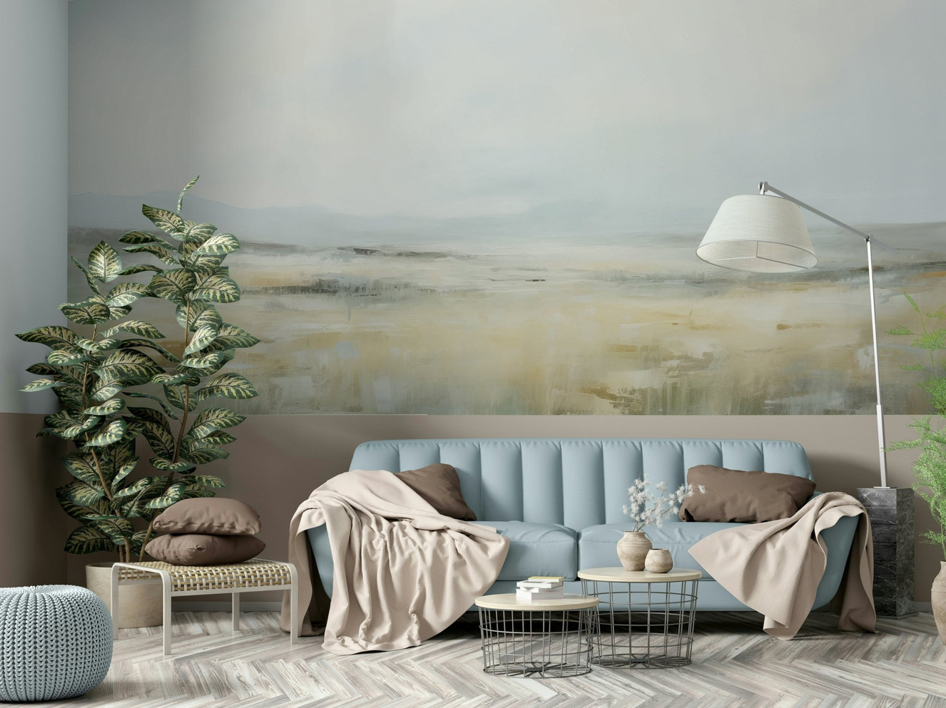 Scene with a dominant golden hue.

