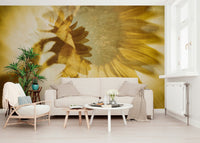 A serene subtle flower wall mural for your decor.


