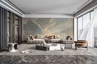 Golden twilight sky wallpaper for walls
