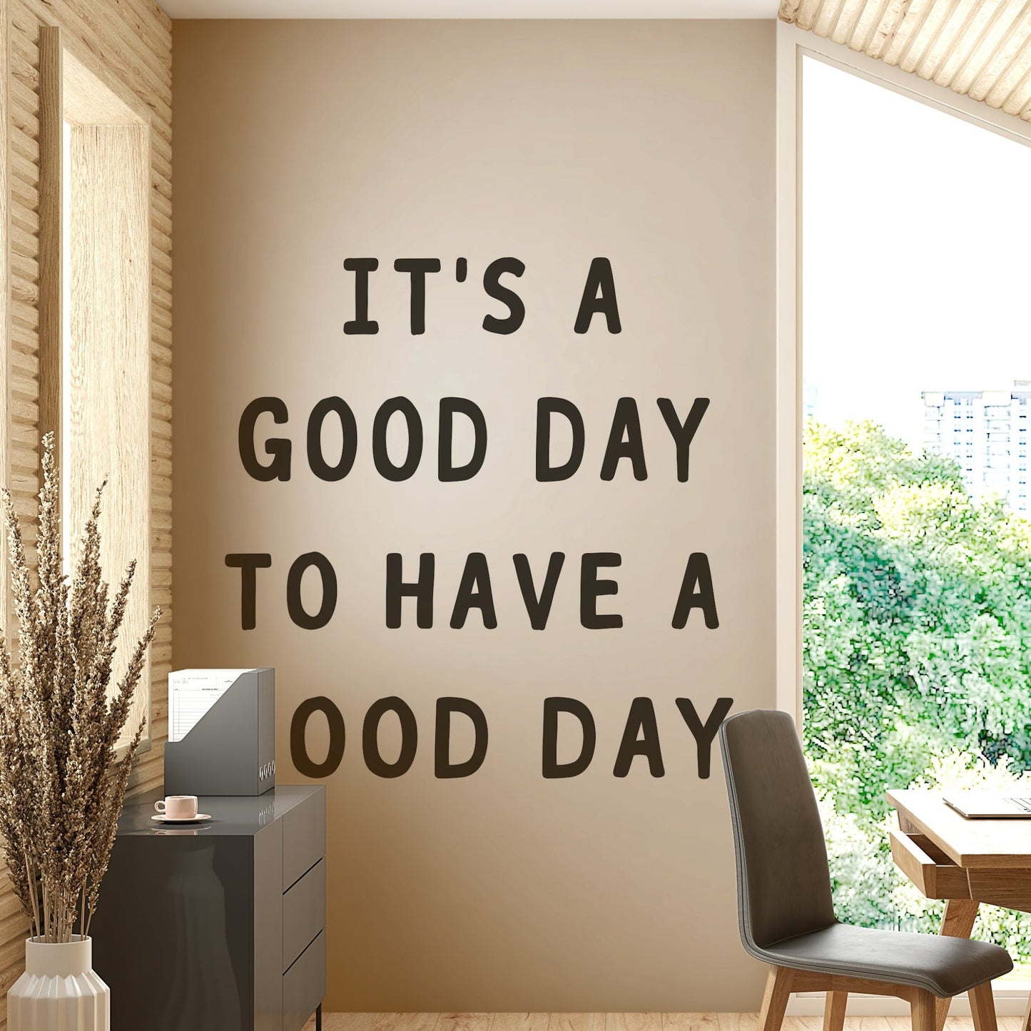 Wall decor evoking happiness and a fresh start. GD2955

