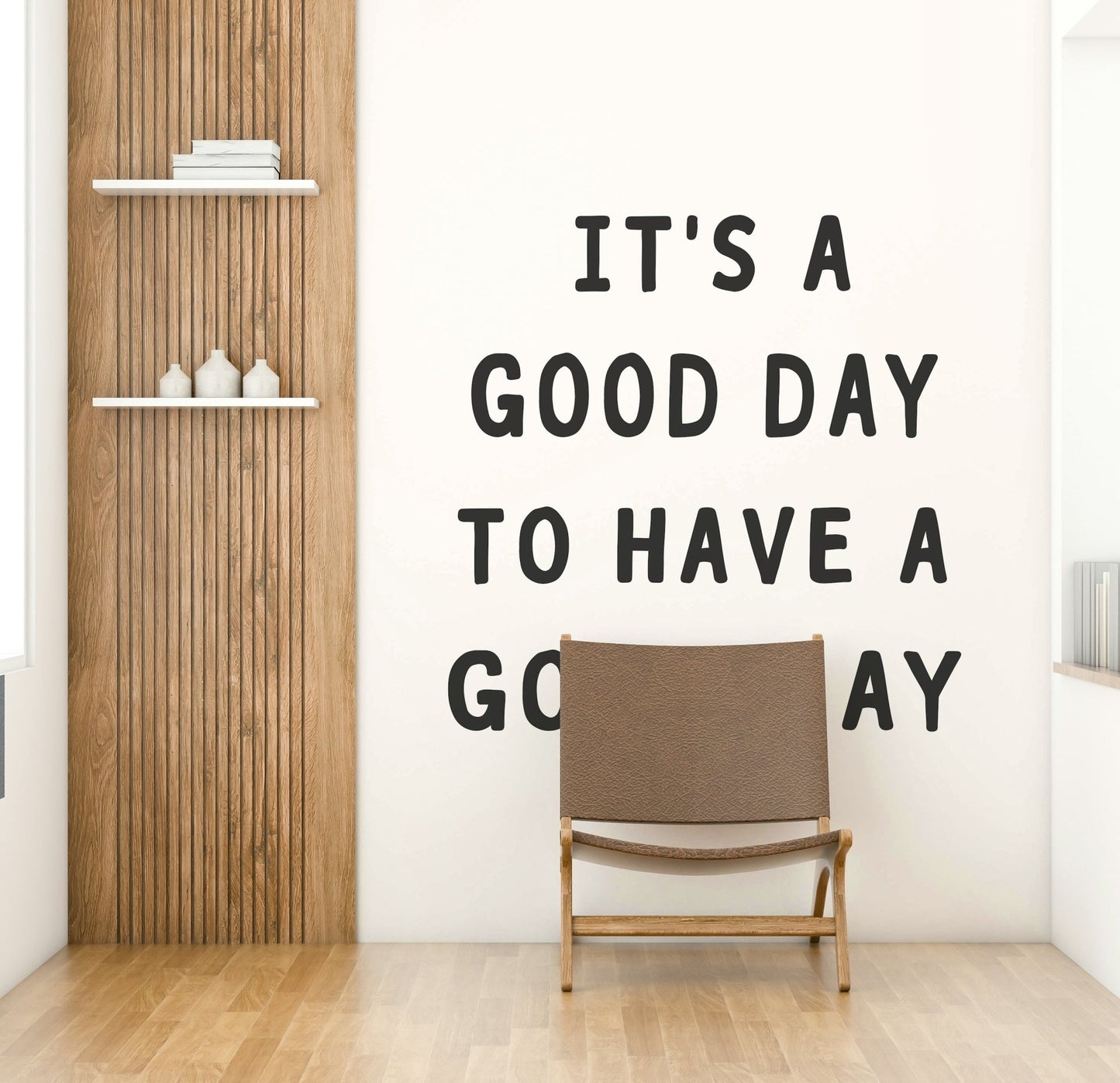 Focus on the typography and its message. GD2955

