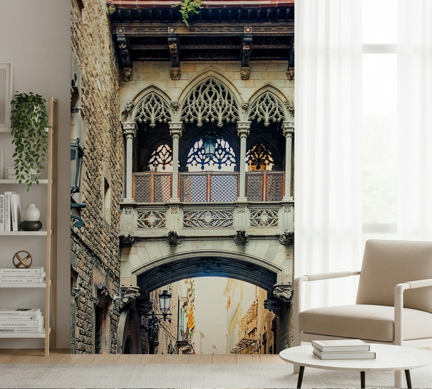 Gothic Quarter Archway Wall Mural