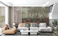 Graceful Cranescapes Wall Mural