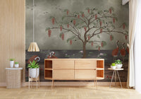Graceful Cranescapes Wall Mural
