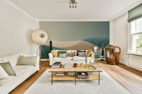 Gradient Horizons mural for living rooms and offices

