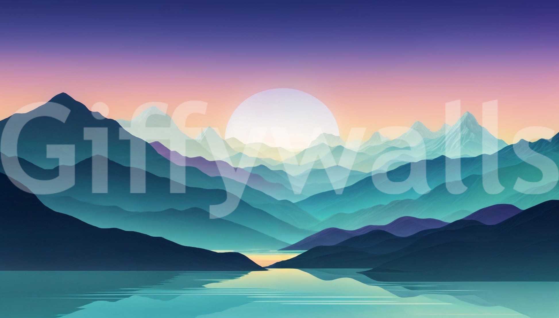 The design is non-realistic and interpretive.

