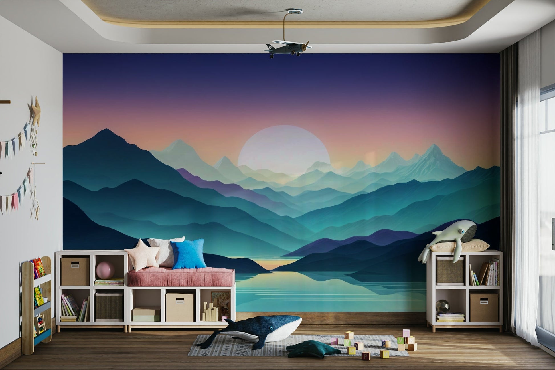 The image has a soft, textured look.

