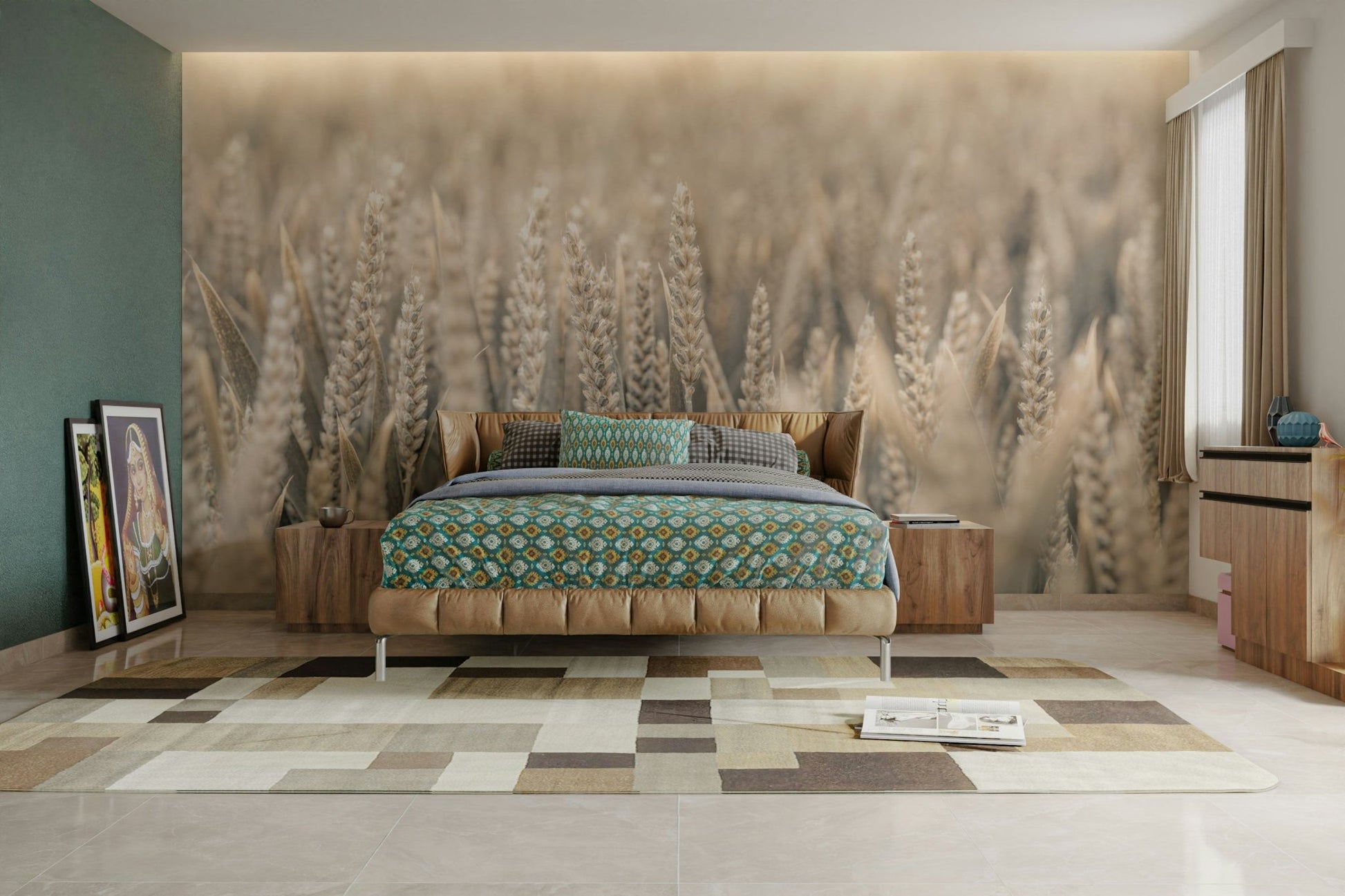 The mood is peaceful and serene.

