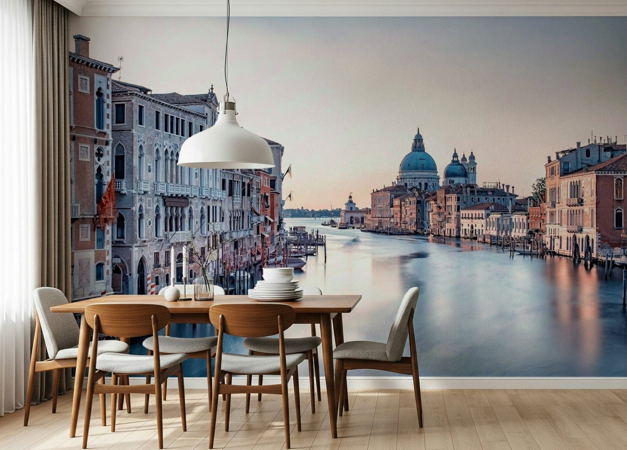 Grand Canal wall mural with scenic Venice waterfront views GD7285
