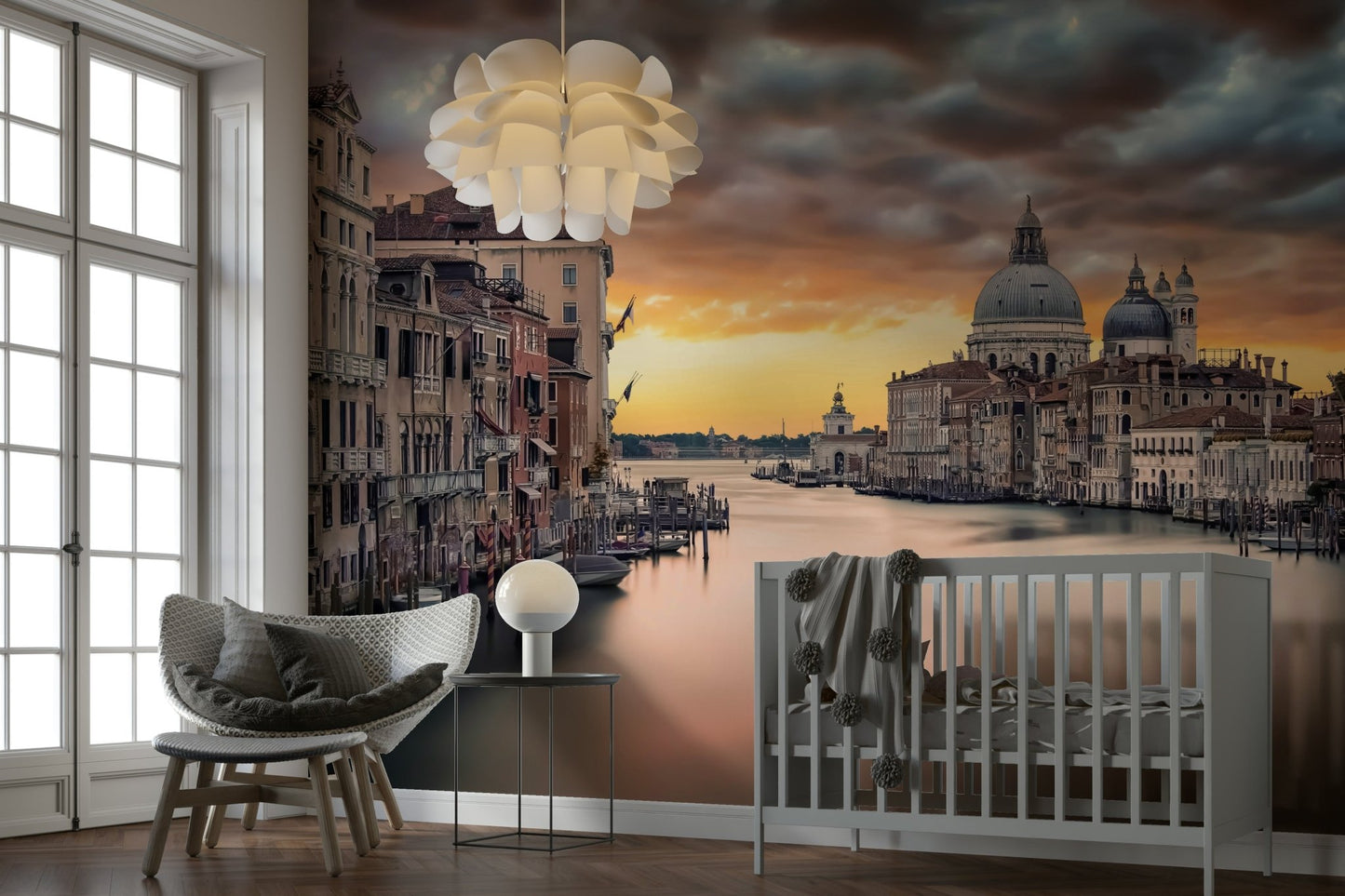 Grand Canal Sunset Wall Mural