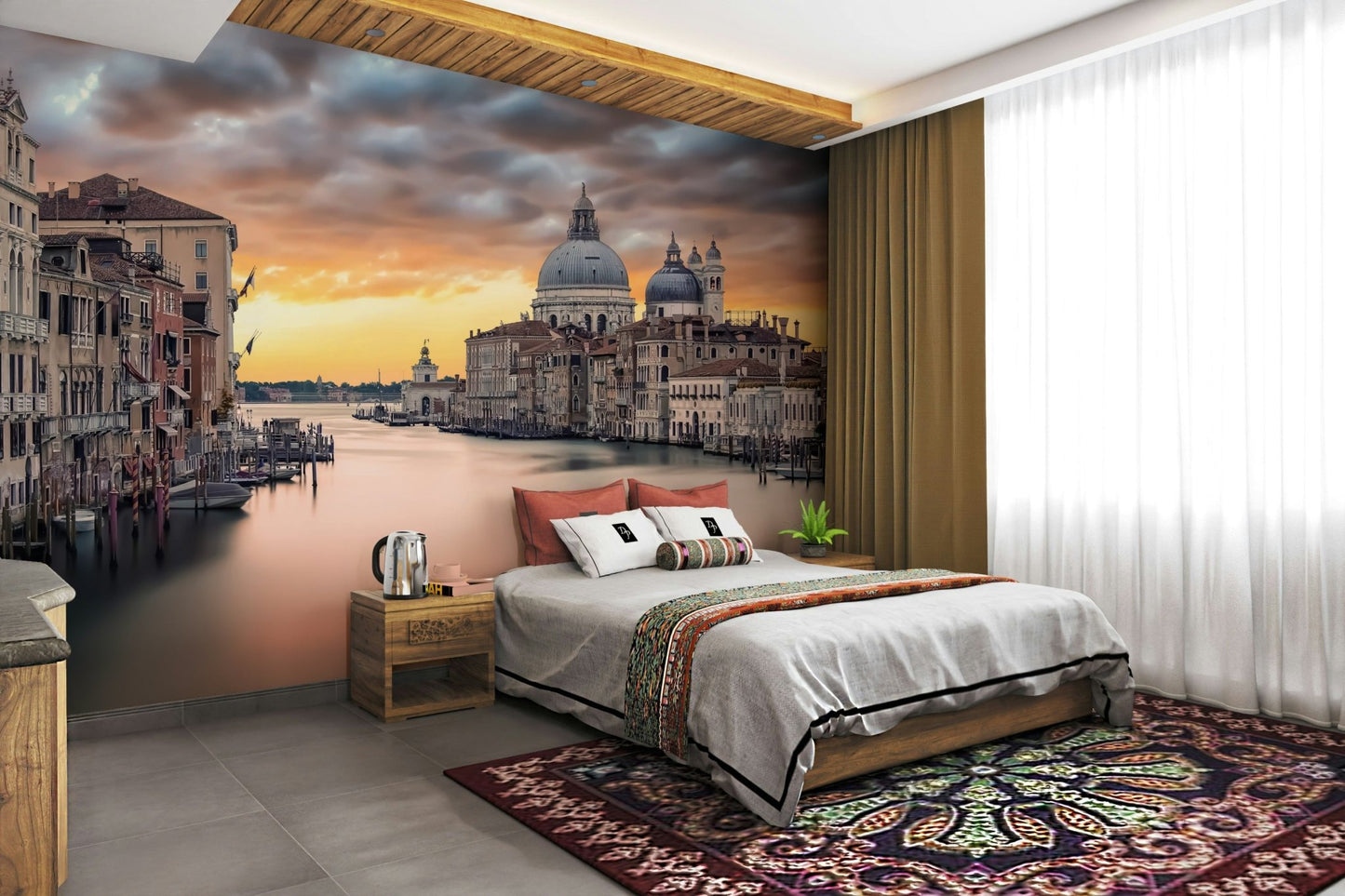 Grand Canal Sunset Wall Mural