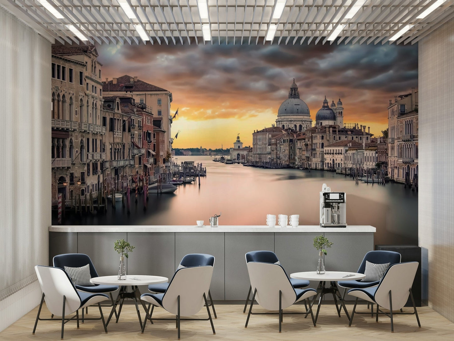 Grand Canal Sunset Wall Mural