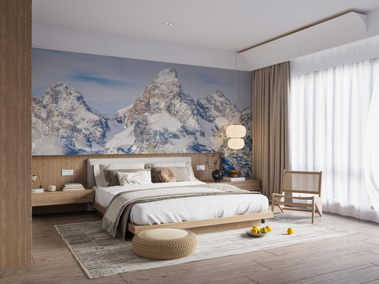 Wyoming mountain wallpaper bedrooms, B465