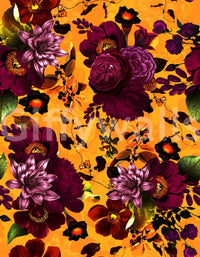 Gothic heritage floral wallpaper for modern spaces

