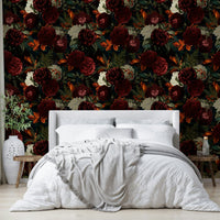 Durable wallpaper for walls with dramatic blooms

