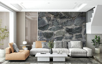 Corner detail of seamless stone block wallpaper for walls., GD6079