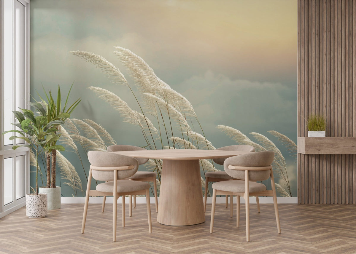 Natural grass reeds wallpaper aesthetic A875