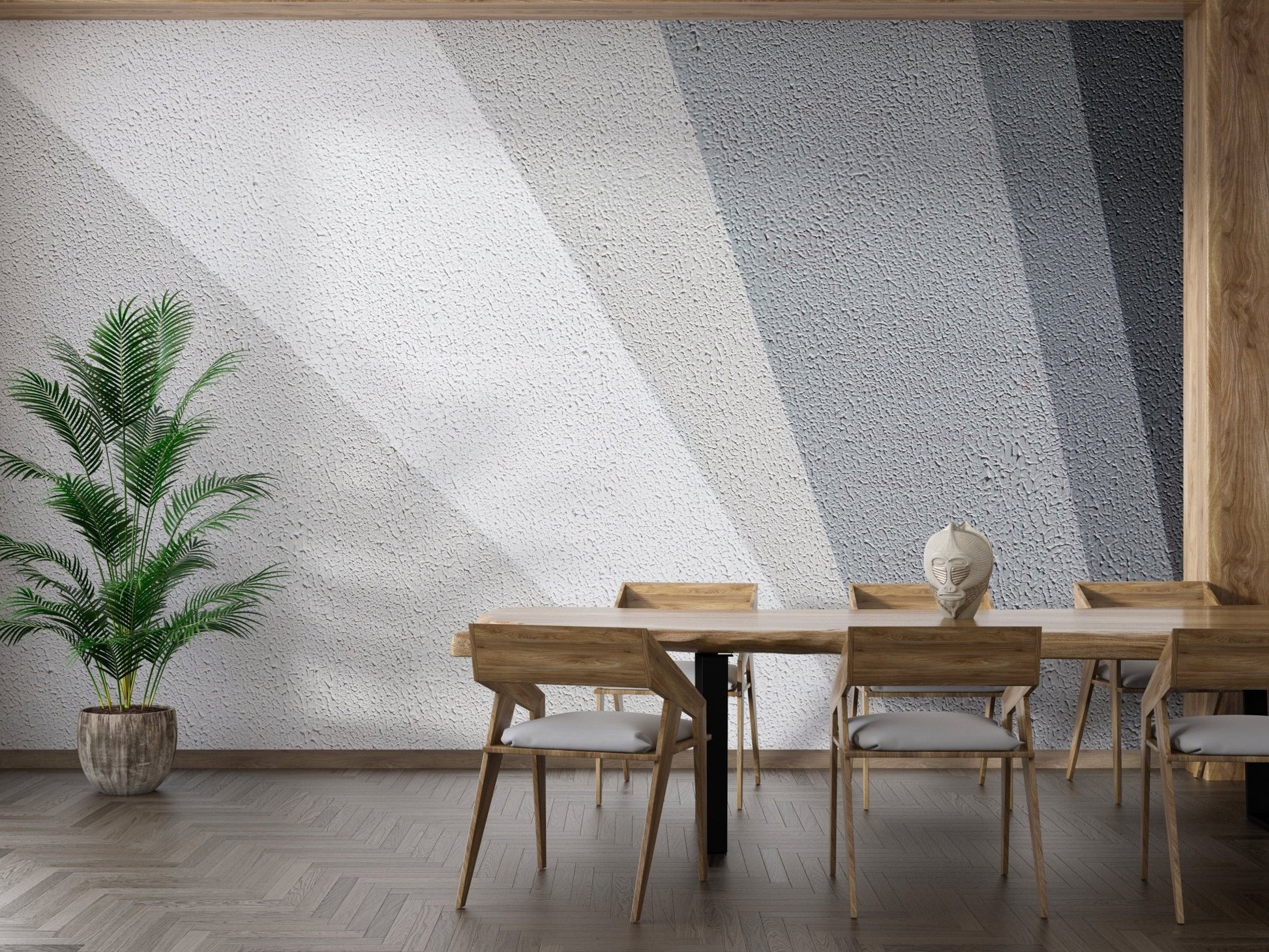 Gradient concrete wallpaper mural in shades of gray. A796