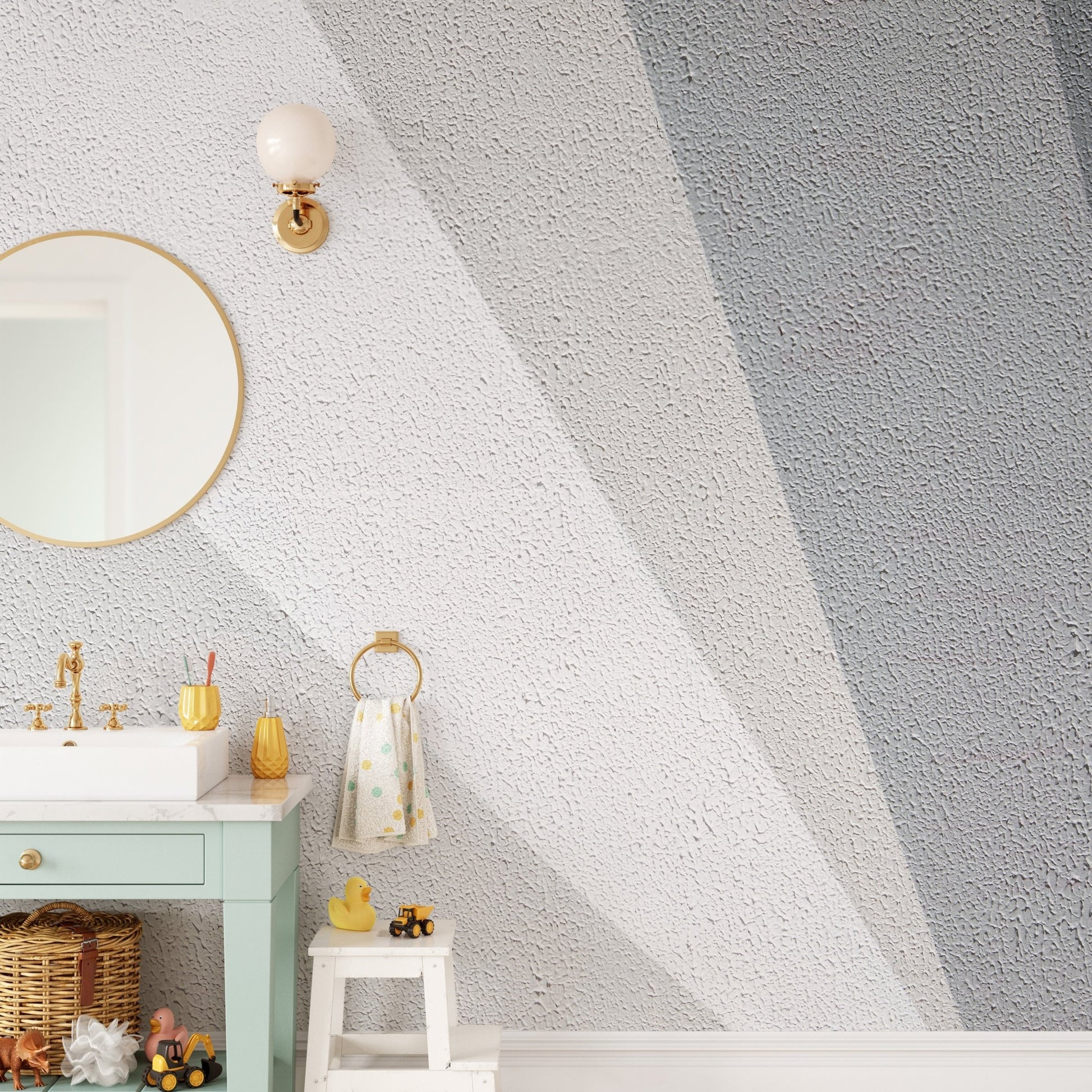 Gray Concrete Wallpaper Mural - Giffywalls A796