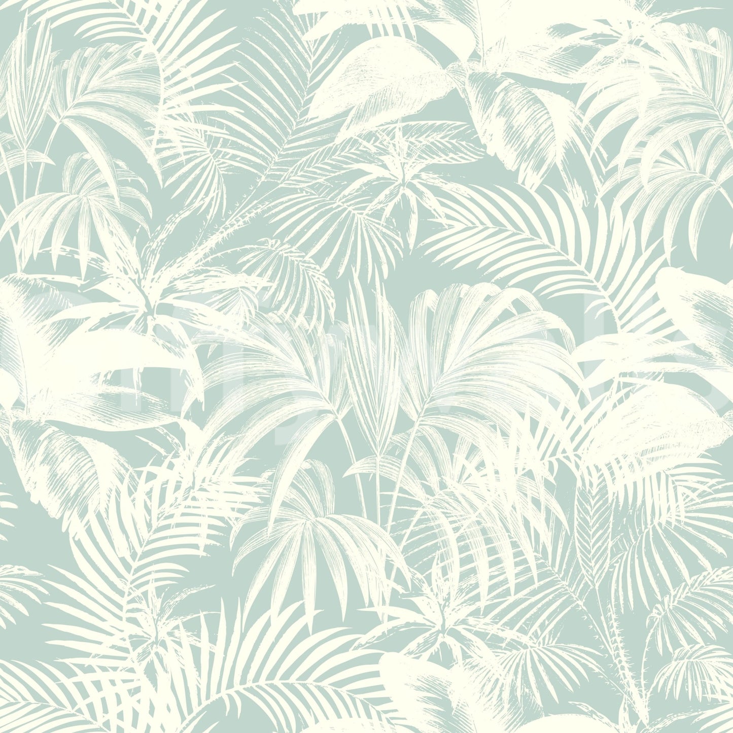 Quiet palm design wall mural.
