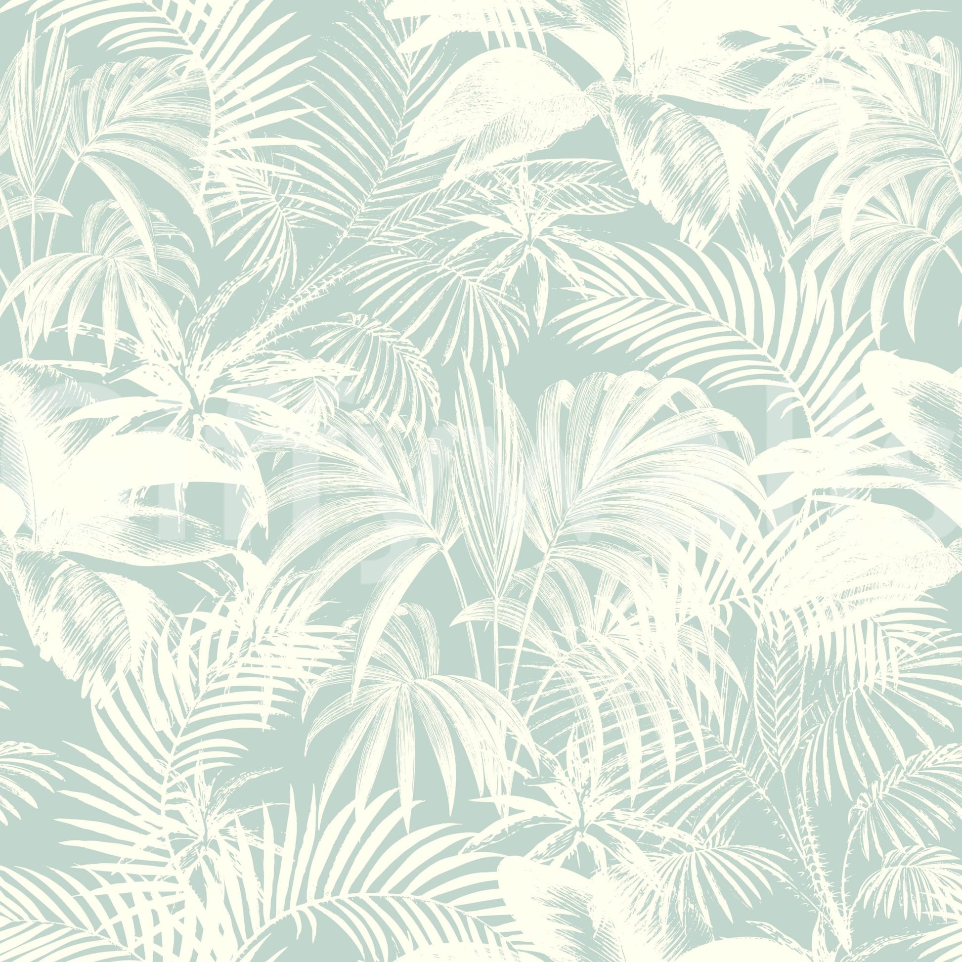 Quiet palm design wall mural.
