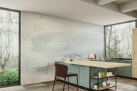 An artistic abstract monochrome mural on minimalist wallpaper., GD5163