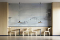 An artistic minimalist form mural for home decor., GD5163