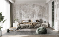 Elegant Woodland Jungle Wall Design
 D117