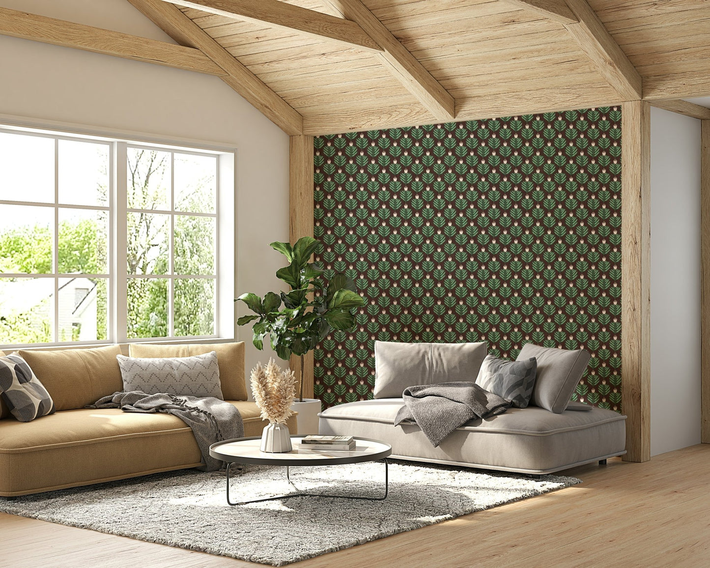 Durable and easy to install wallpaper for walls GD489

