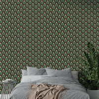 Soothing and vibrant jungle-inspired wallpaper texture GD489

