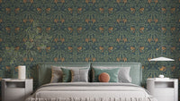 Timeless vintage flower pattern mural
