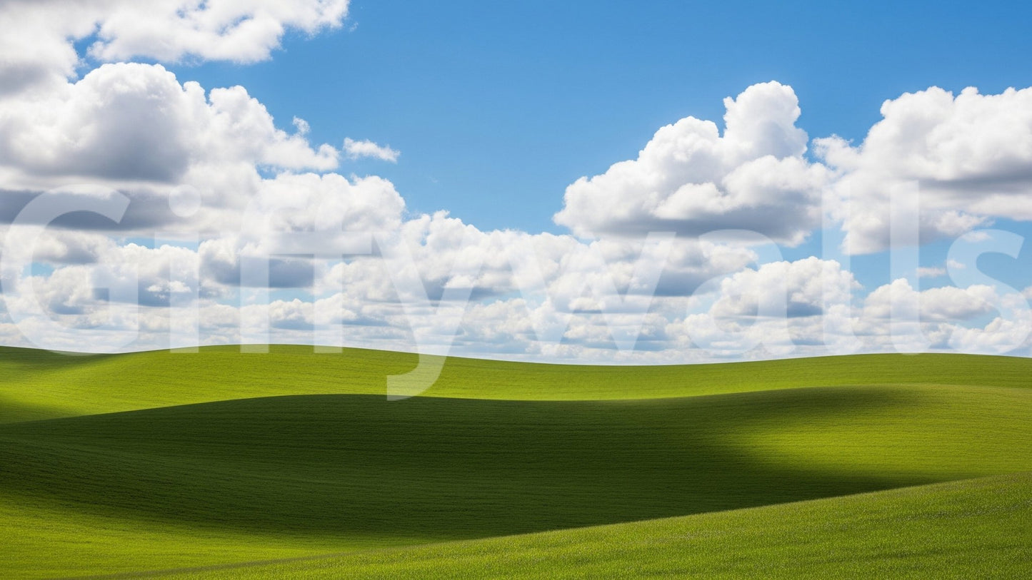 A high-quality abstract landscape wall mural for walls.

