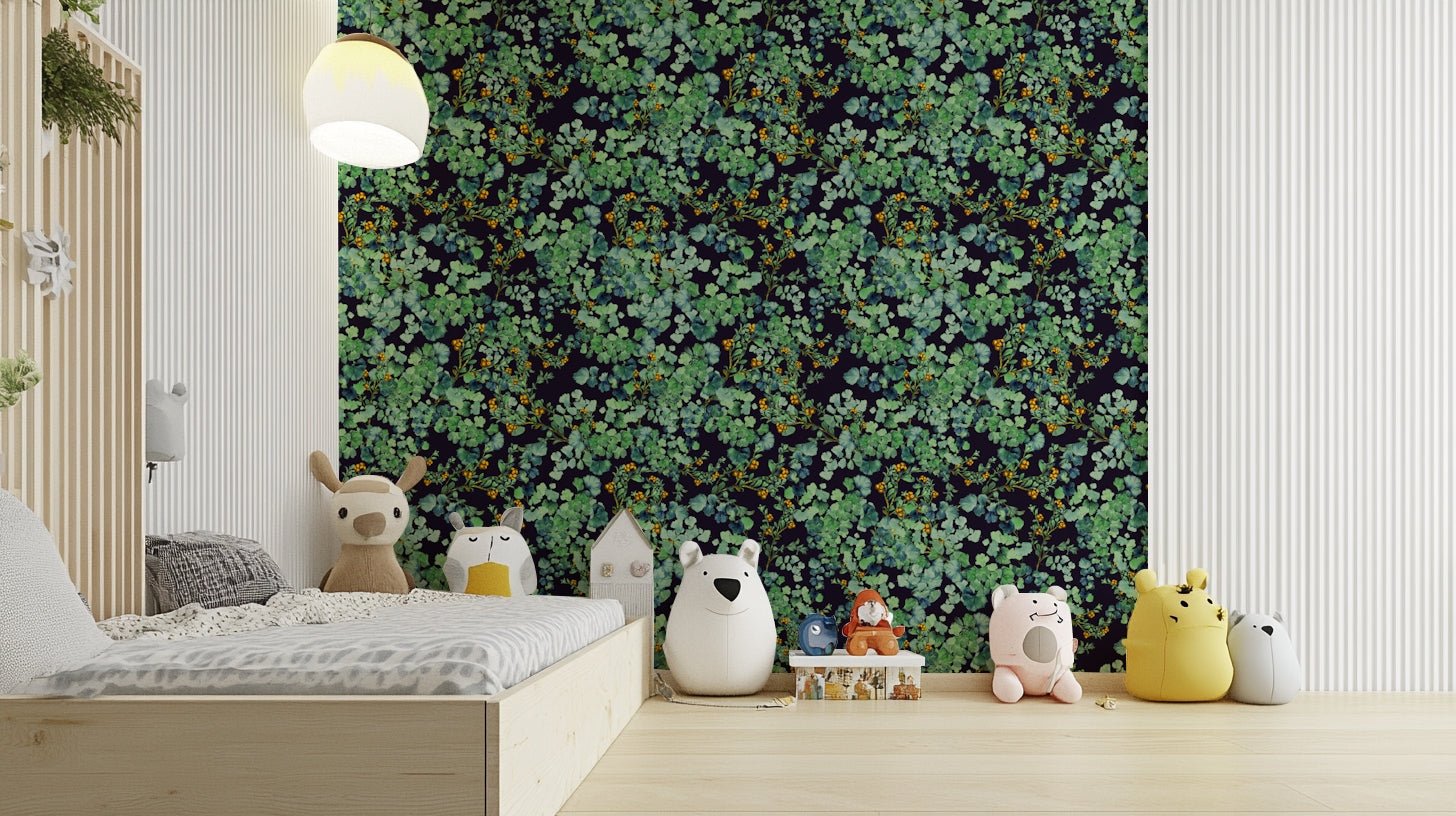 Organic foliage wall decor.
