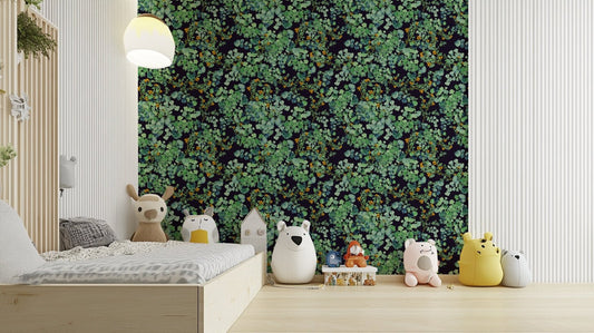 Organic foliage wall decor.
