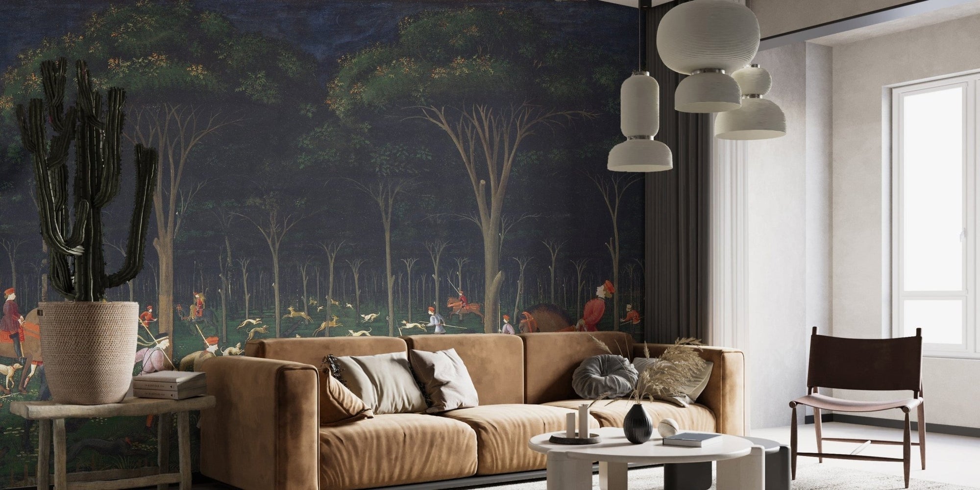 Hunting expedition wallpaper mural design A428
