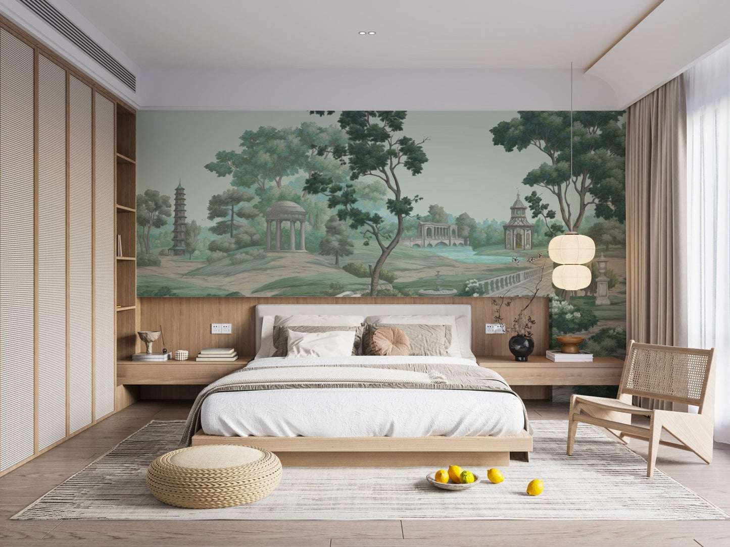 Green Garden Wall Mural - Giffywalls, C76
