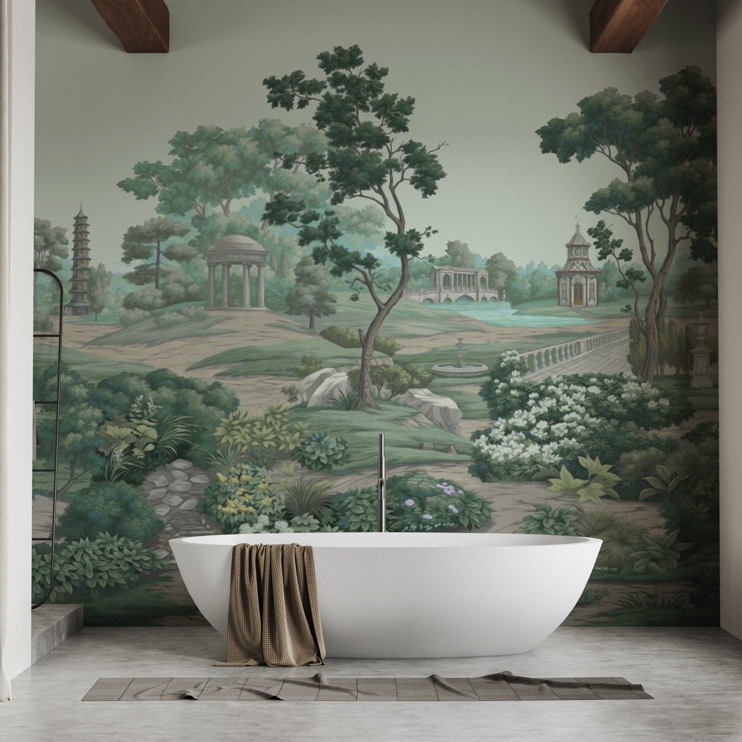 Green Garden Wall Mural - Giffywalls, C76