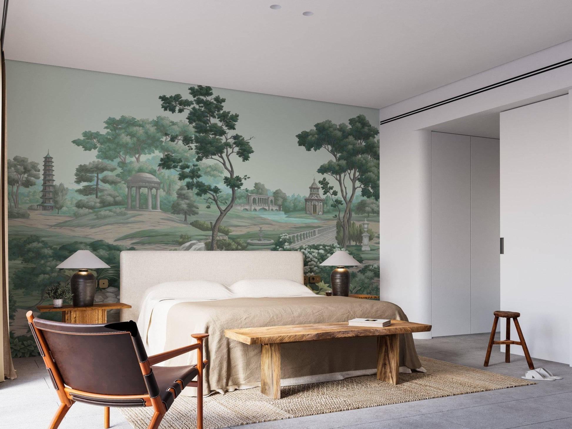Green Garden Wall Mural - Giffywalls, C76
