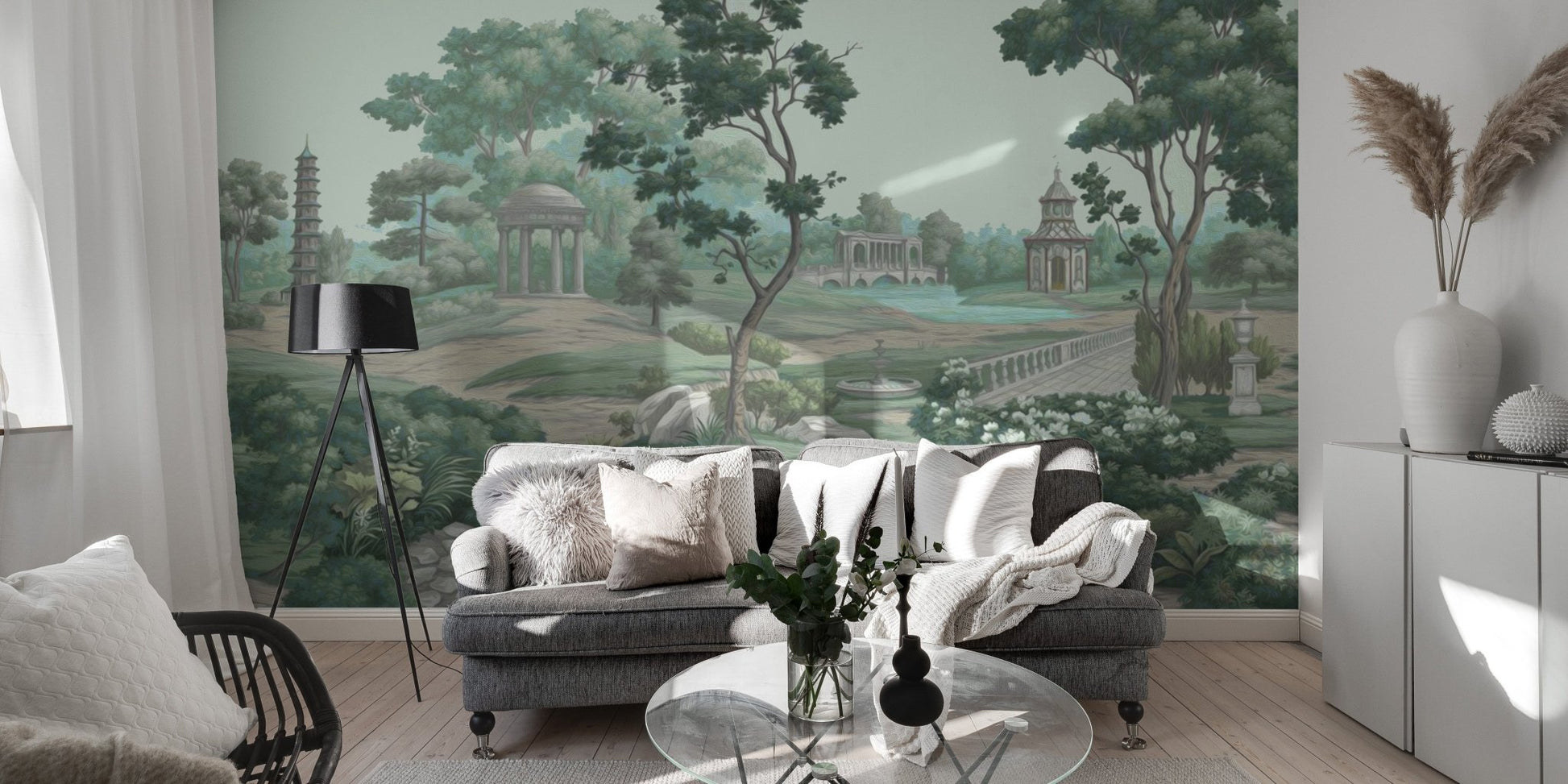 Green Garden Wall Mural - Giffywalls, C76