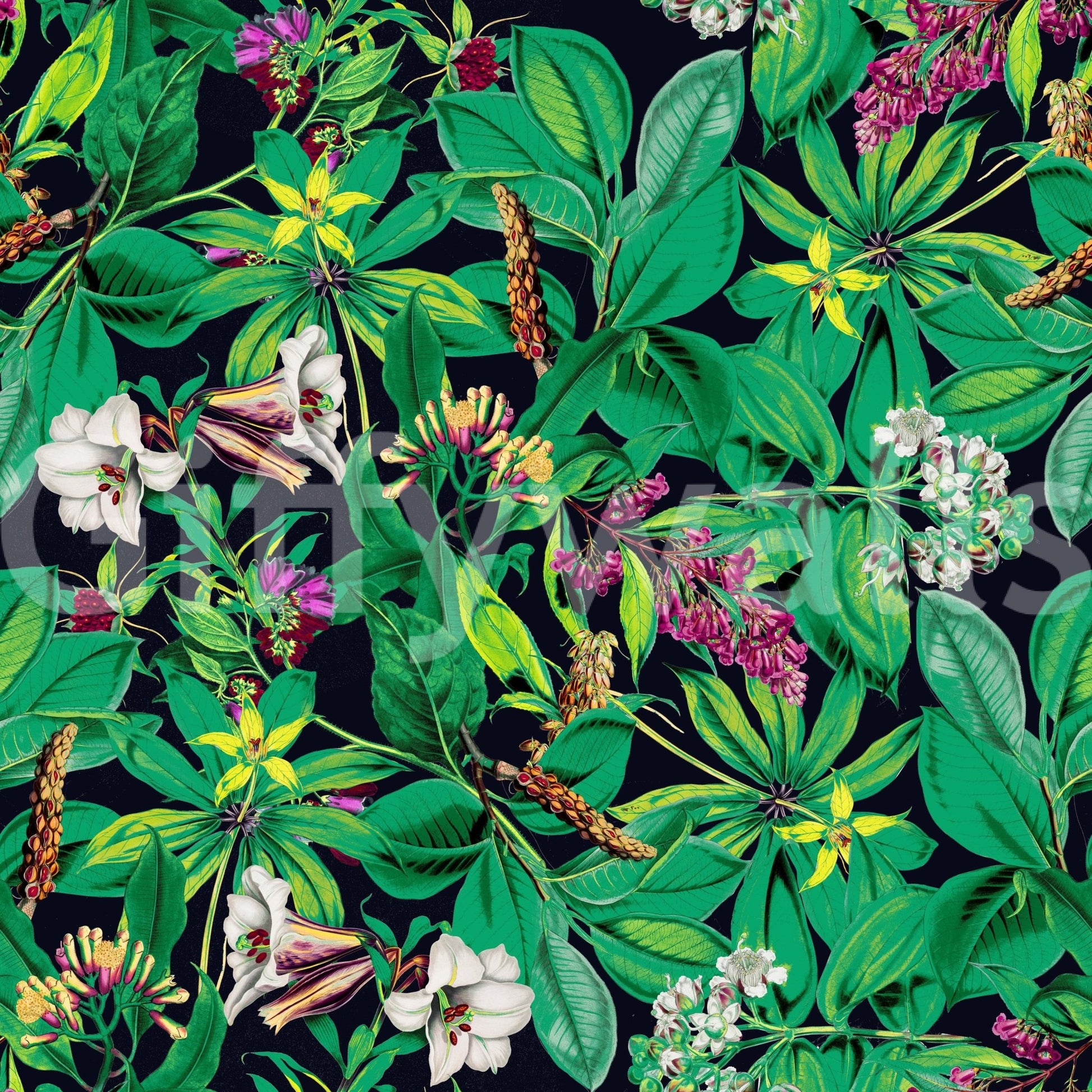 A detail of the brushstrokes and tones in the design.

