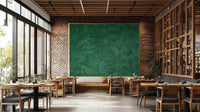 Green grunge cement wallpaper mural design Concrete-02