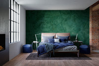 Peel and stick green grunge cement wallpaper Concrete-02