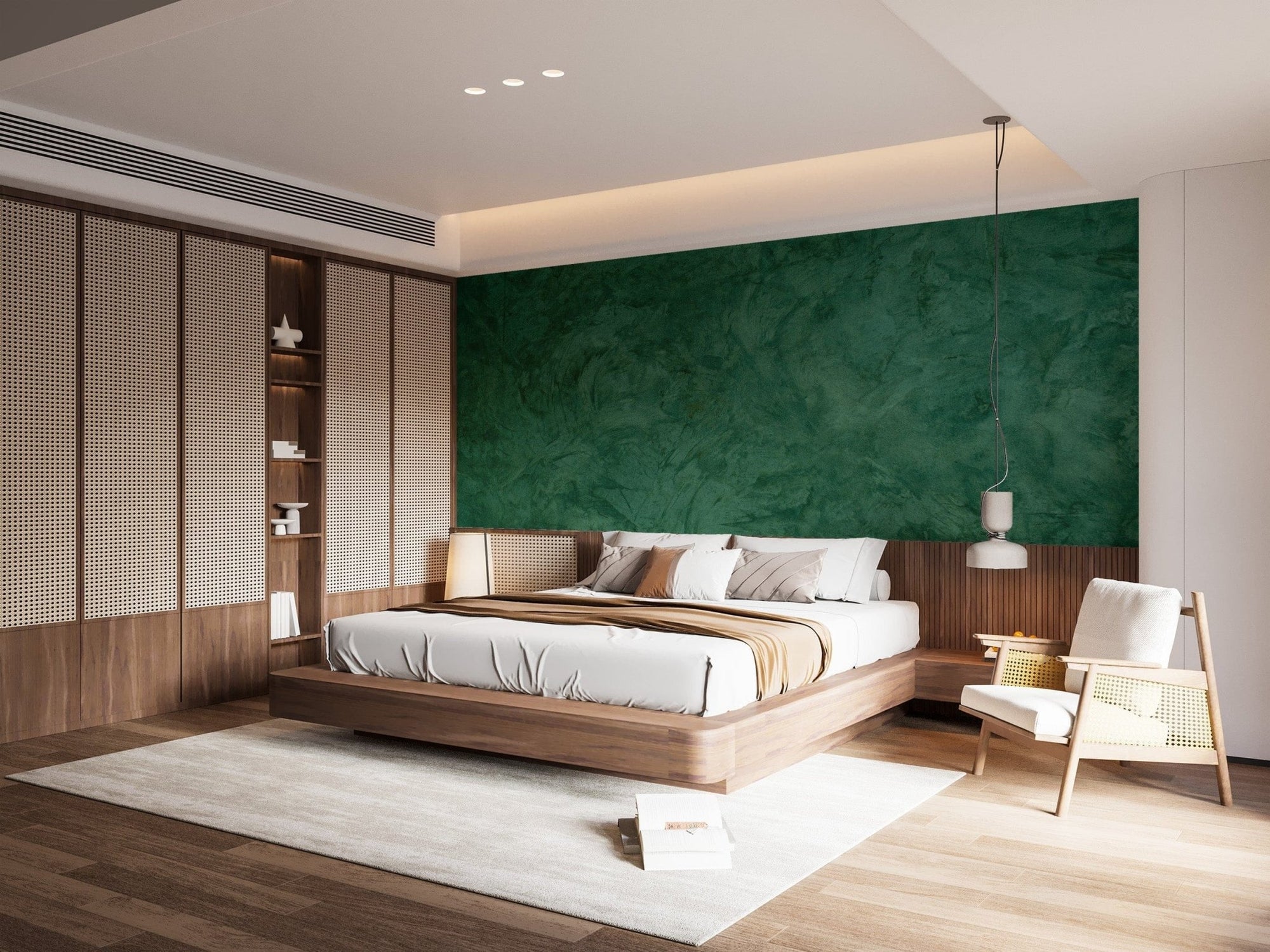 Green Grunge Cement Wallpaper Mural Concrete-02