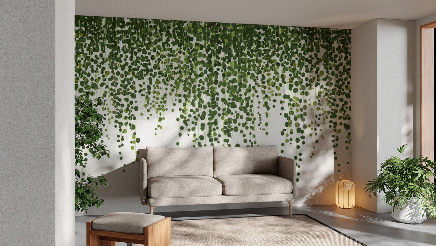 Ivy-inspired wallpaper mural for nature vibes tropical-13
