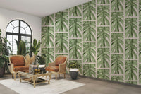 The composition is a harmonious, geometric pattern.

