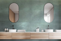 Soft green ombre wall décor
