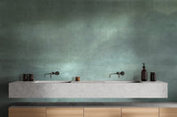 Textured green ombre wall covering

