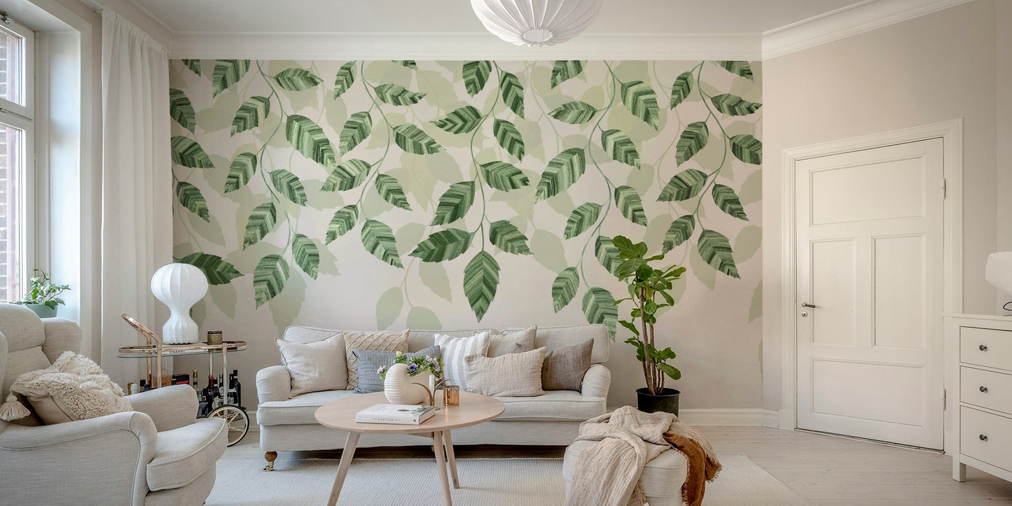 The leaves are a central focus of the image.

