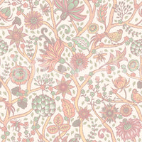 Hand-drawn floral tree wallpaper GD484

